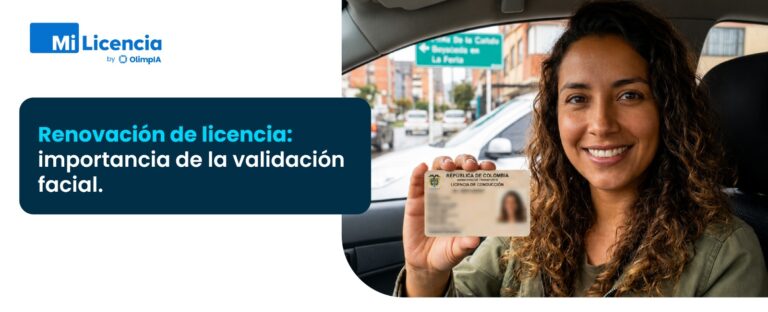Renovación de licencia importancia de la validación facial